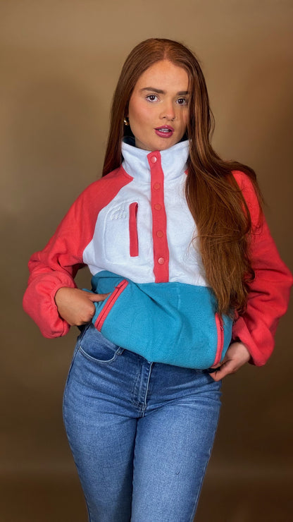 Maeve Balloon sleeve 3 pocket & draw string fleece fleece limited edition *size down*