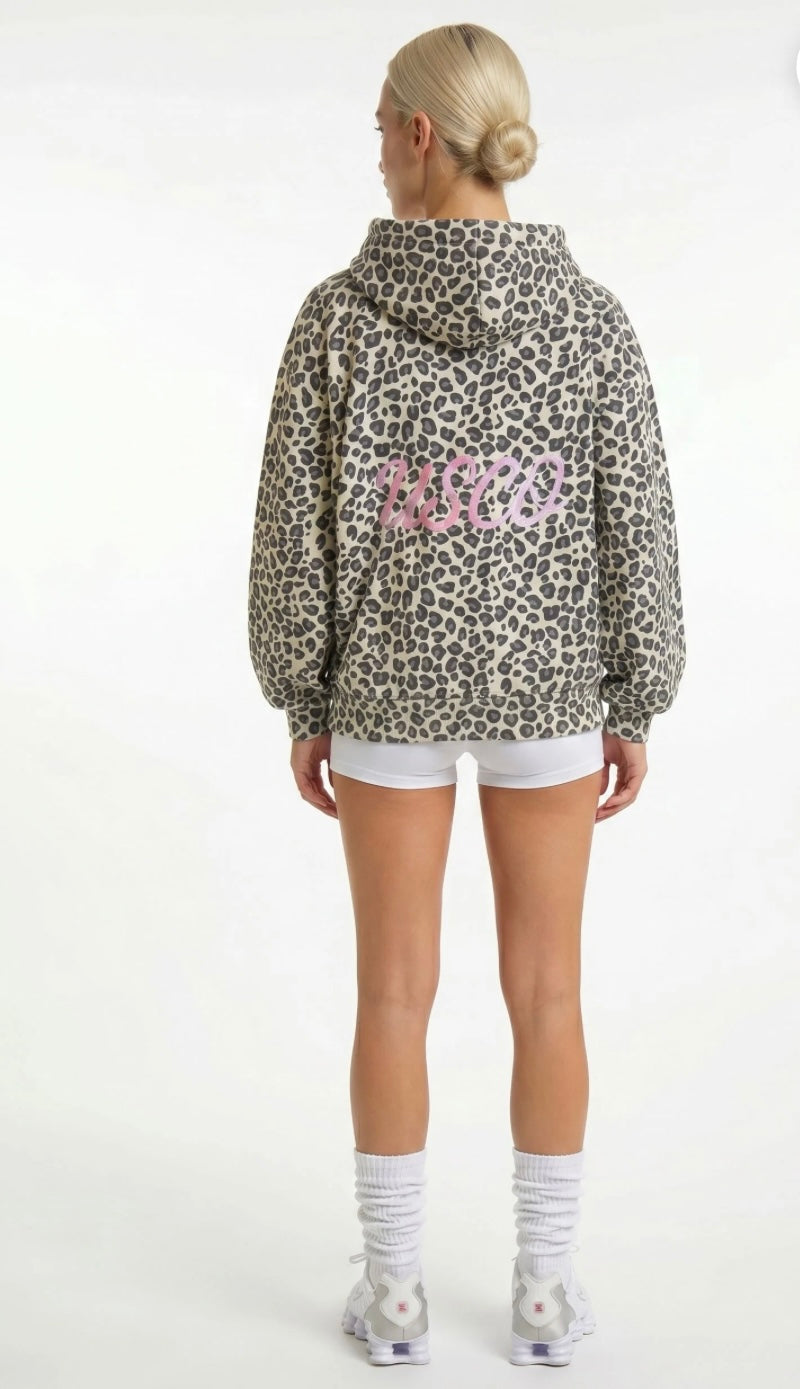 Kelsey 80% cotton Fleece Line Hoodie