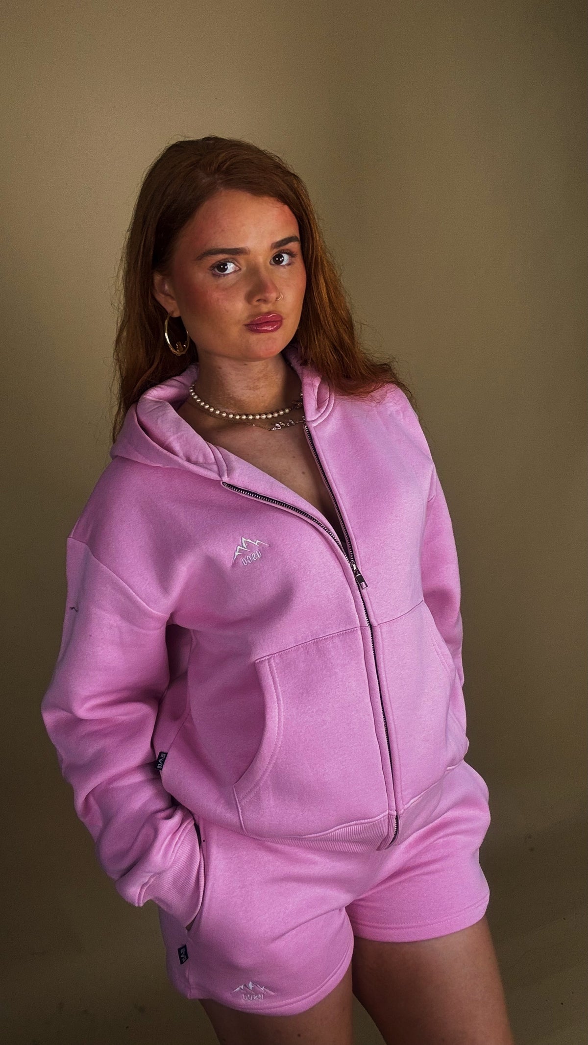 *shorts set* Presley 80% cotton fleece line set.