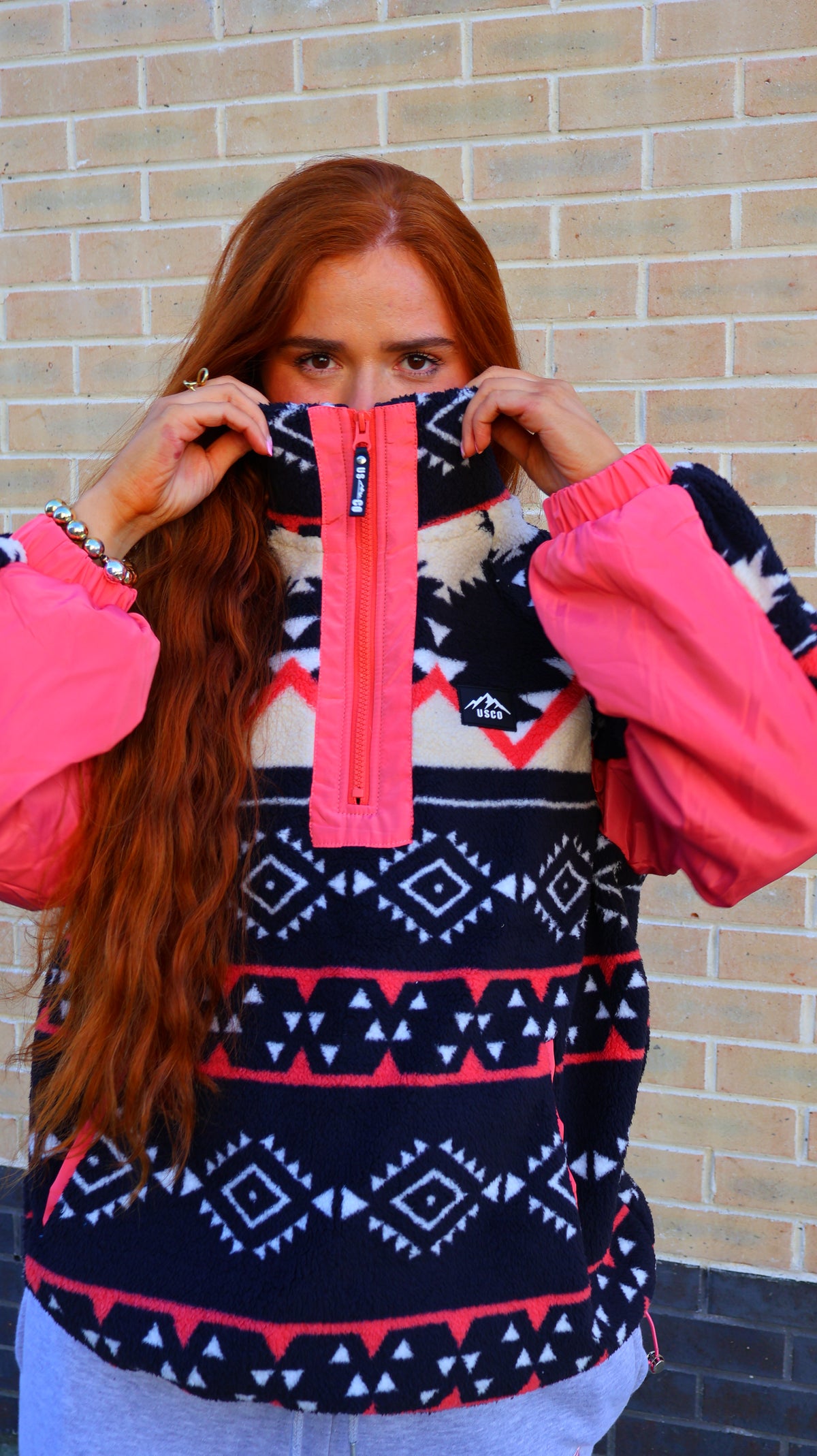 Keelin 1/4 Zip Fleece. Drawstring + pockets