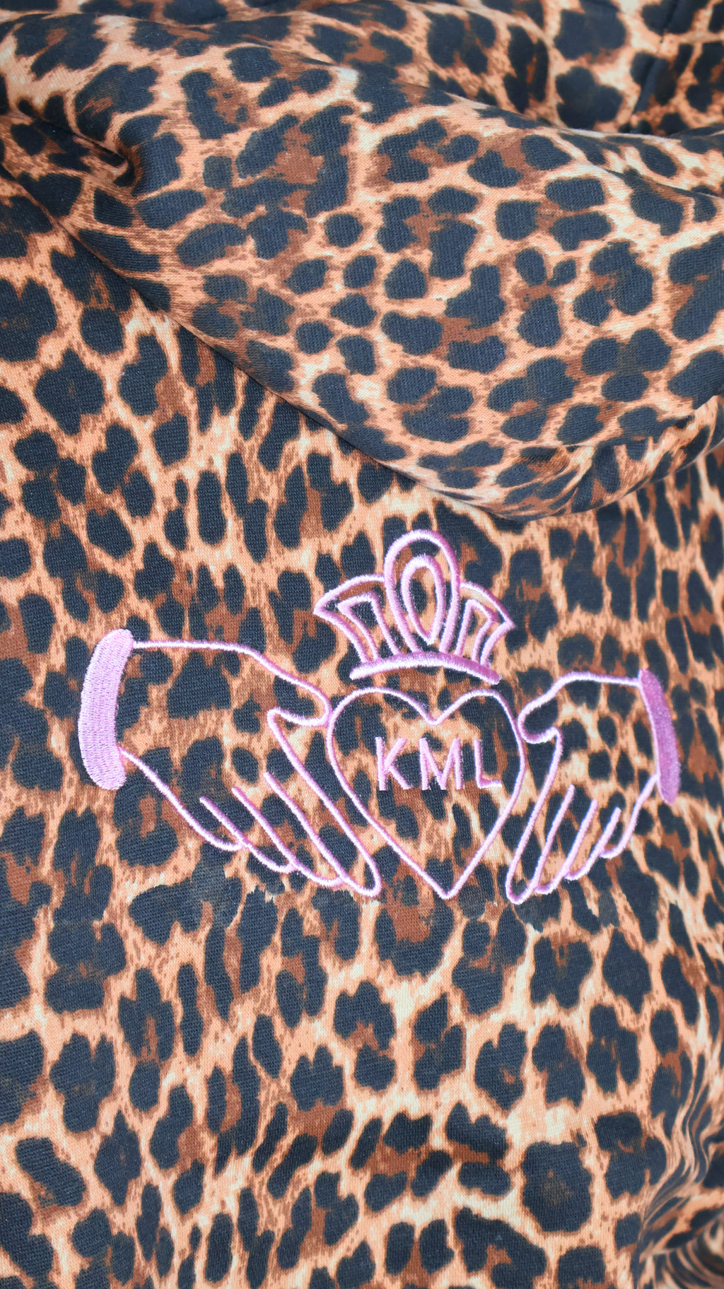 Doireann Claddagh Leopard Hoodie