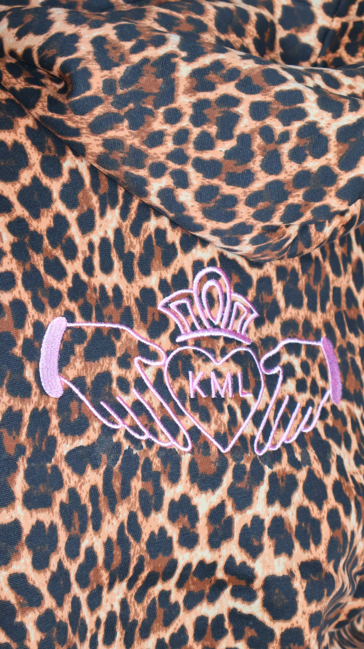 Doireann Claddagh Leopard Hoodie