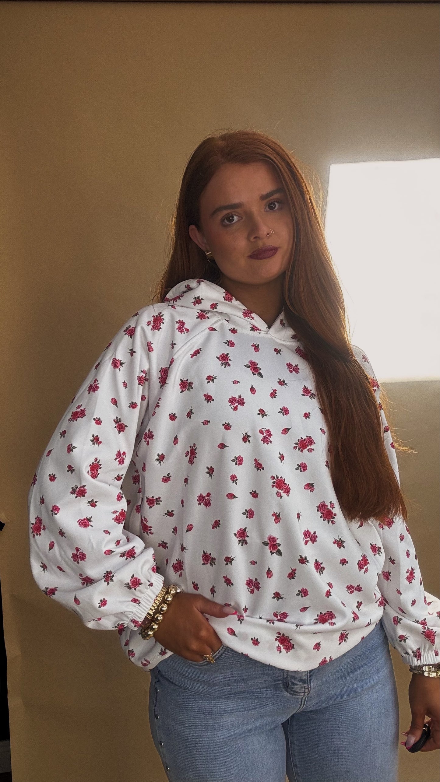 Rose hoodie