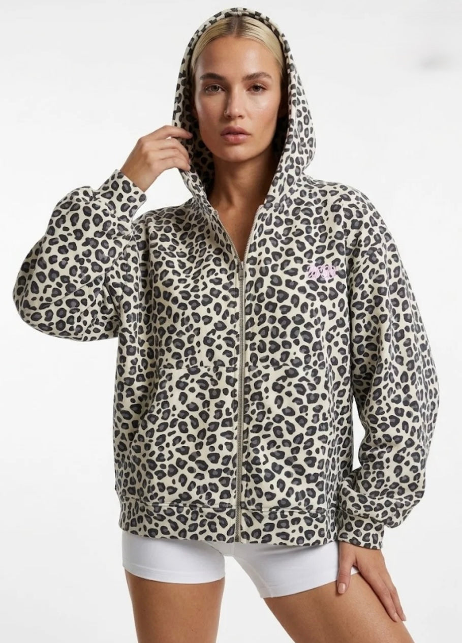Kelsey 80% cotton Fleece Line Hoodie