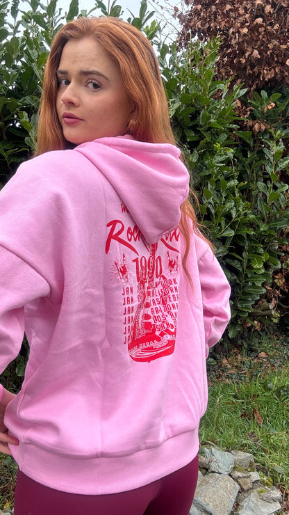 Kaycee Leah Rock n Roll fleece line oversize Hoodie *70% organic cotton*