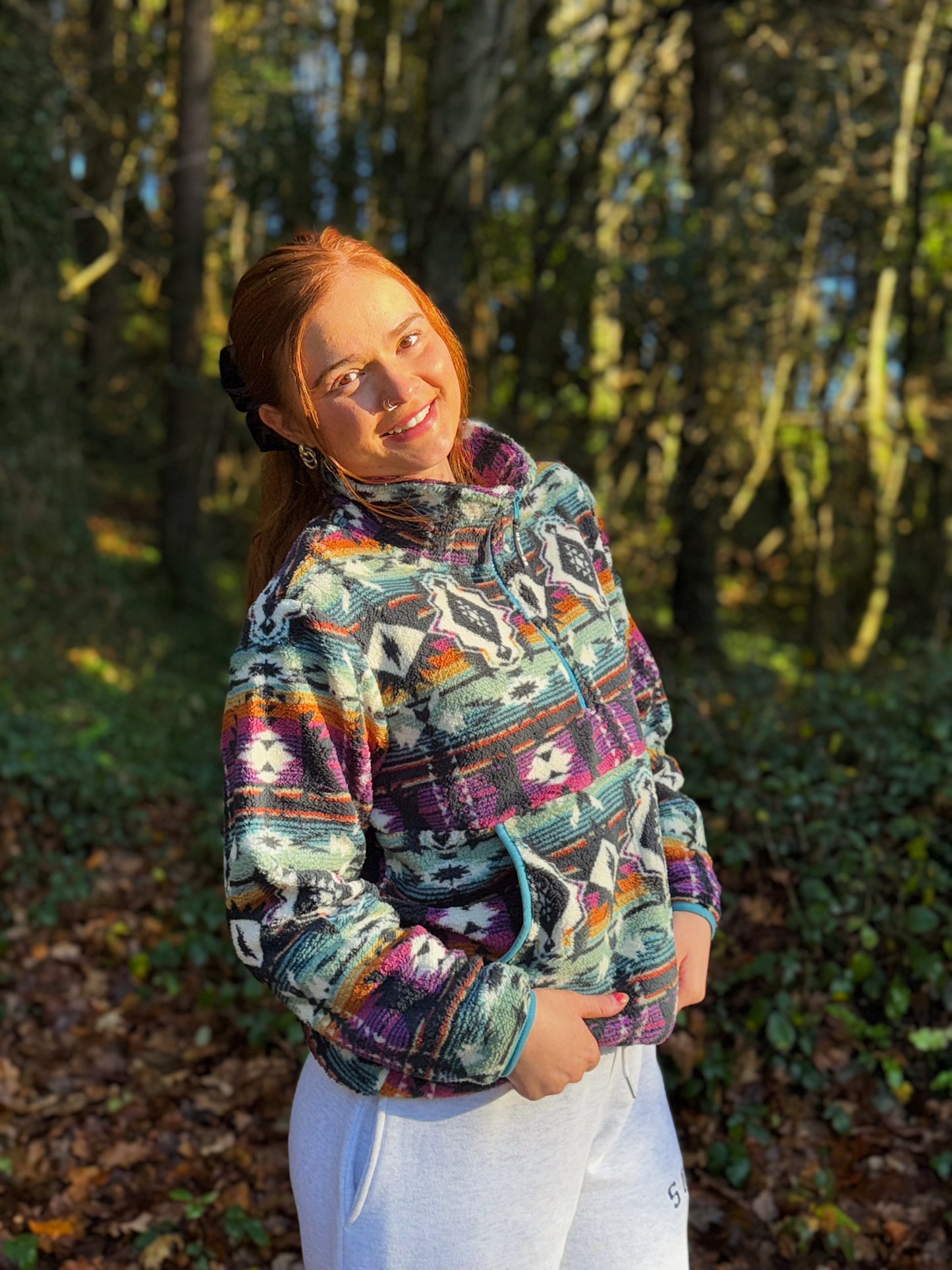 Roxie Winter fleece draw string & pocket *ultra soft*