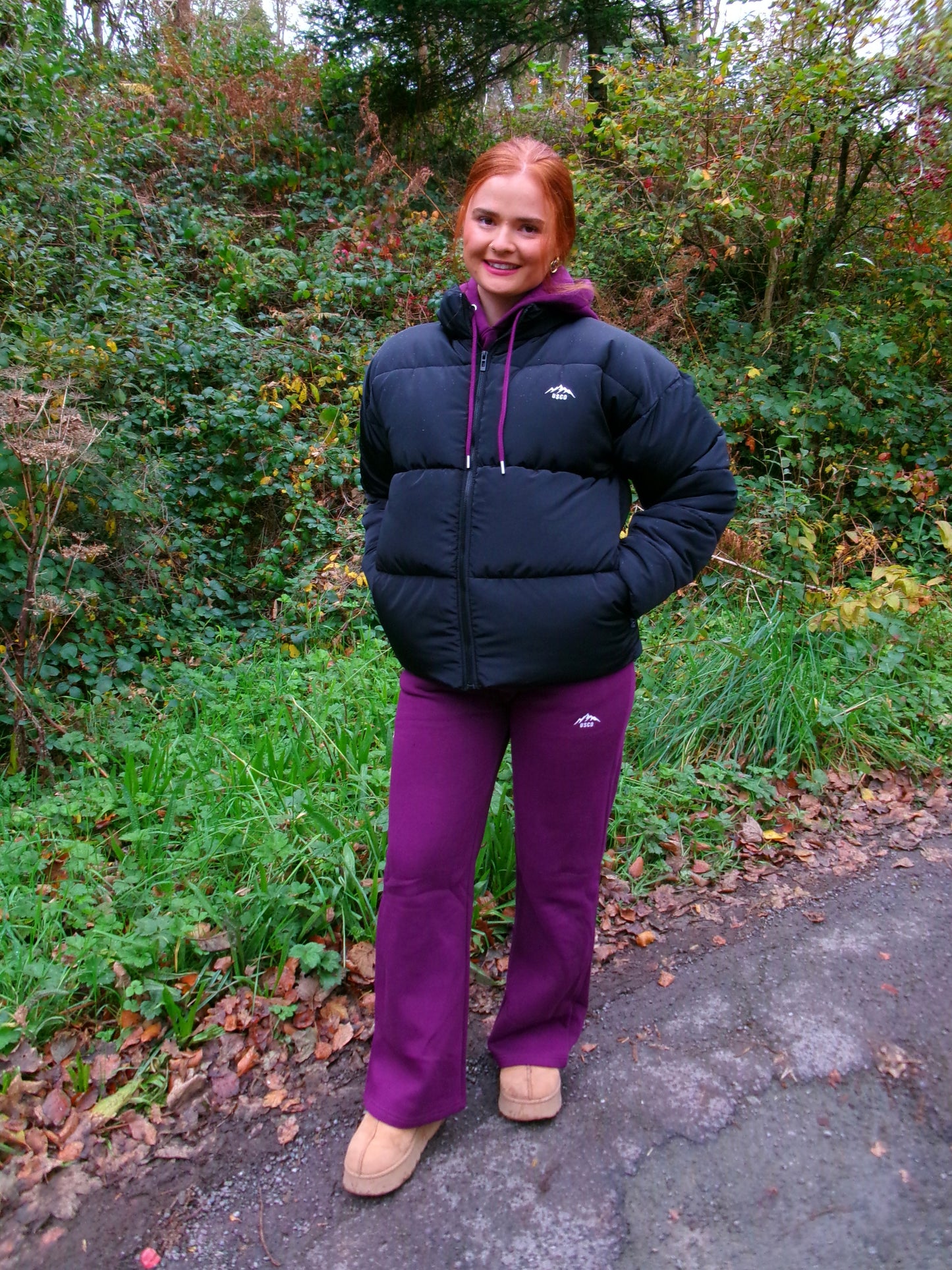 Jasmine Jet Black waterproof Ultra puffer *with pockets & draw string!!*