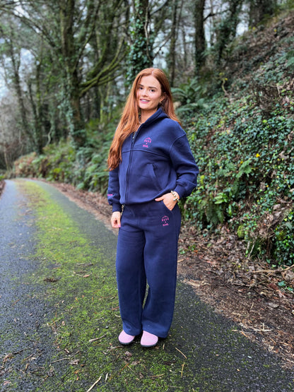 Navy KML x USCO LIMITED EDITION Fleece line set *size down*