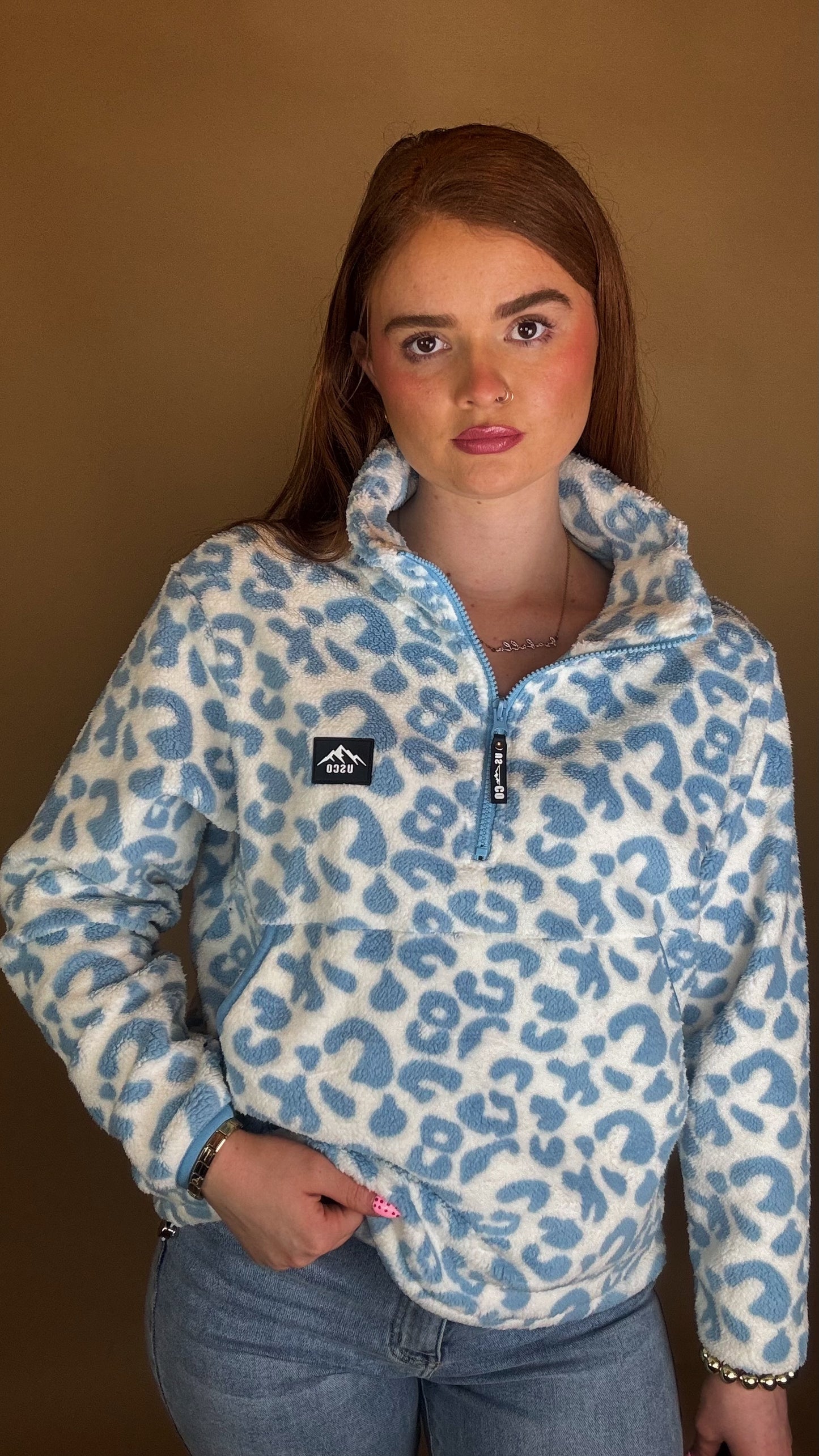 Esme ultra soft fleece. Pockets & draw string