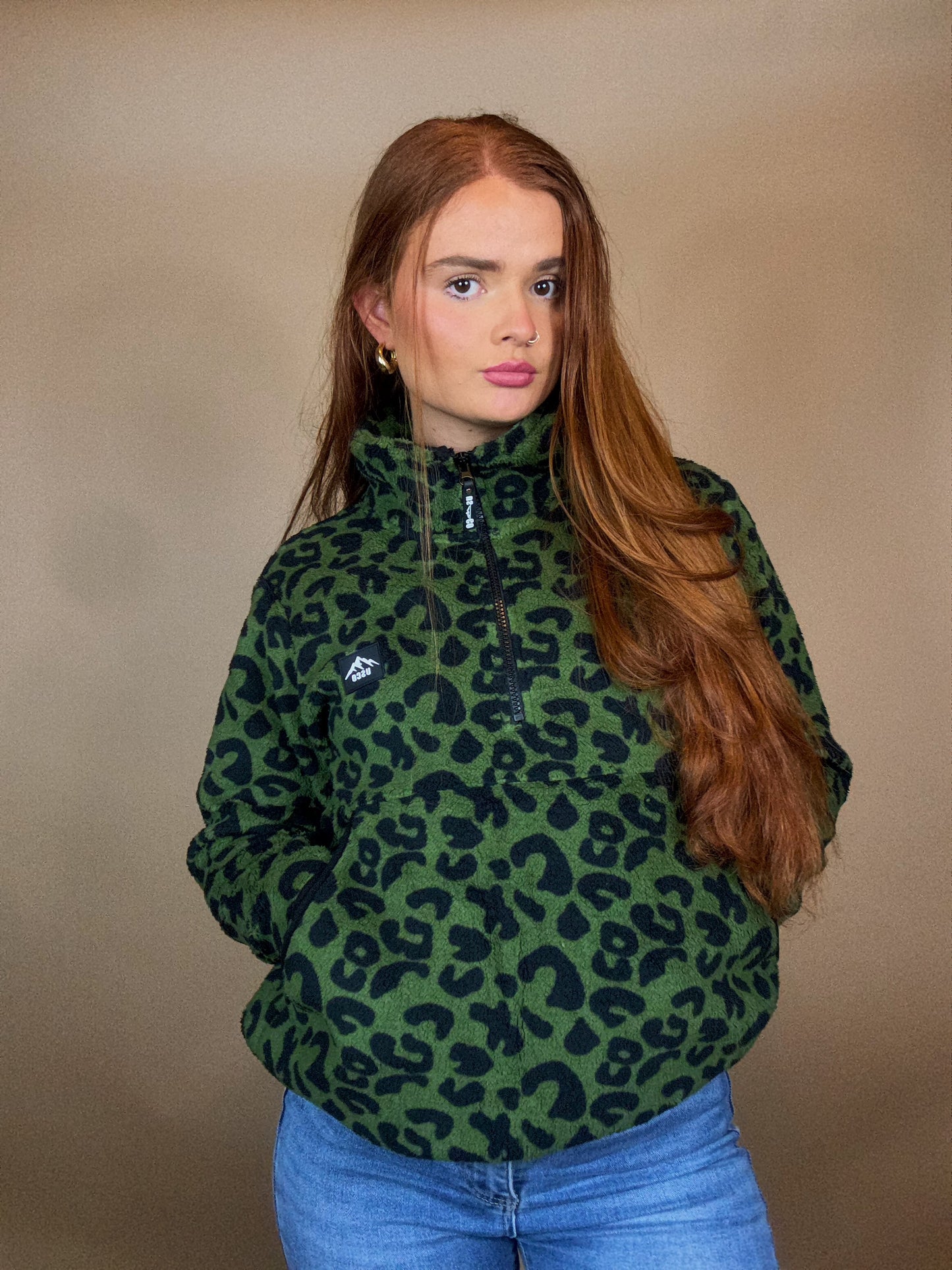 Bronwen leopard fleece *ultra soft*