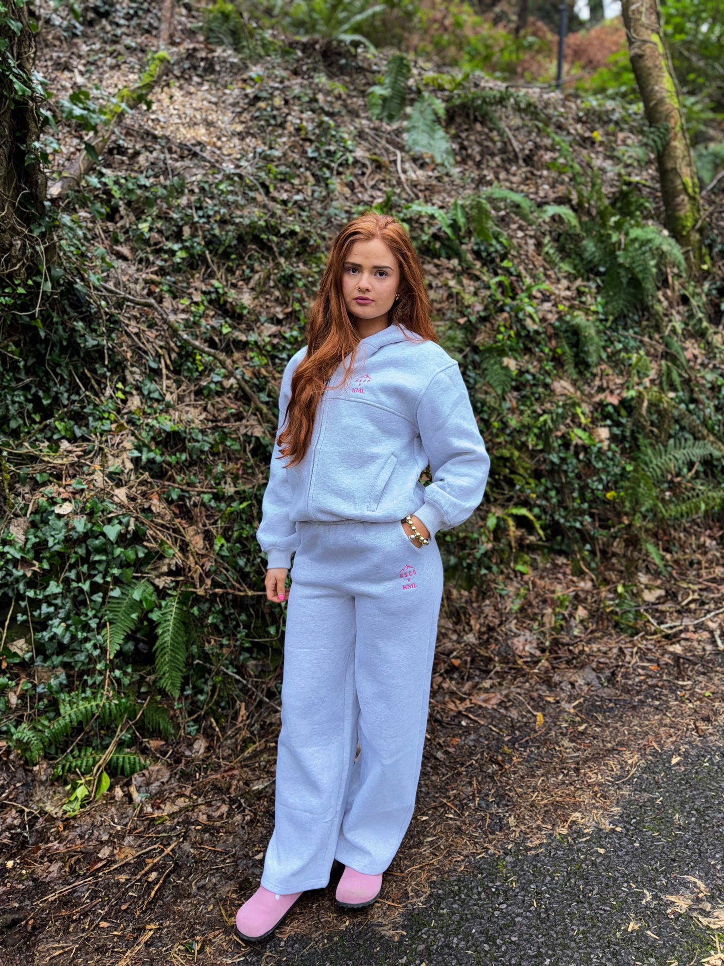 Grey KML x USCO LIMITED EDITION Fleece line set *size down*