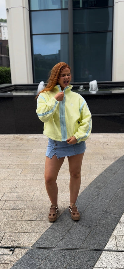 Daisy Full Zip Fleece (Pockets + Drawstring)