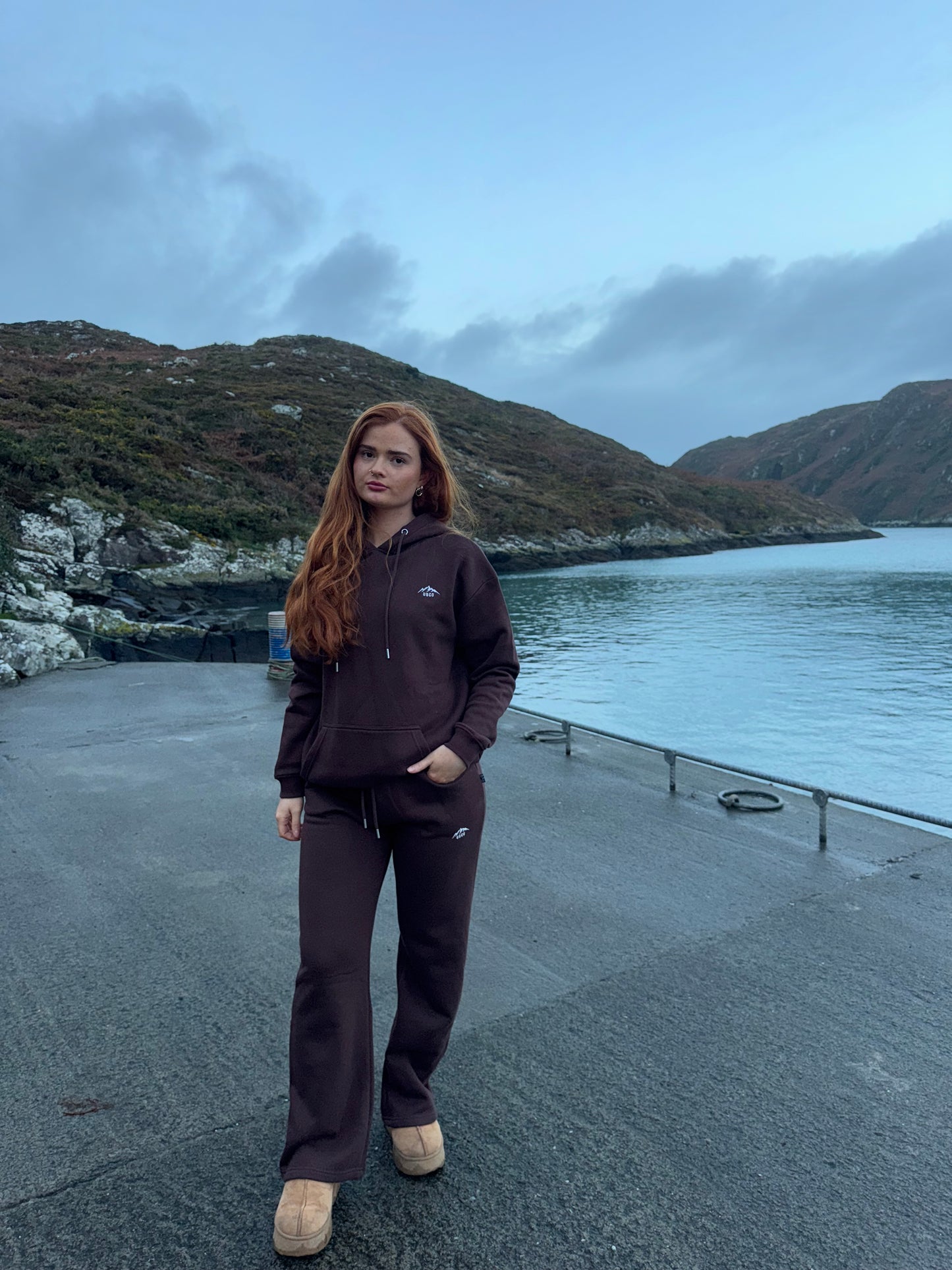 Blair Brown 80% cotton fleece line set