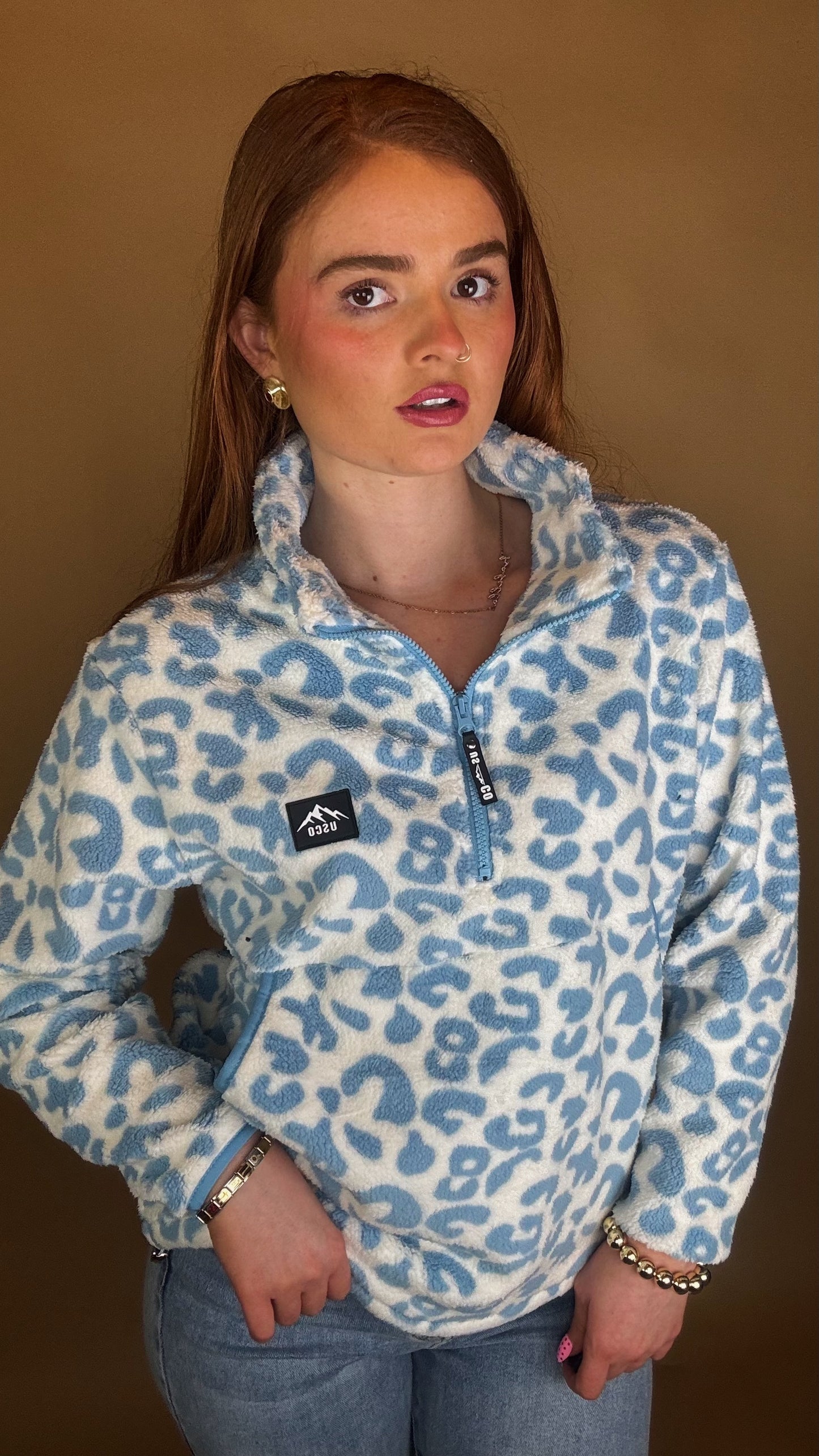 Esme ultra soft fleece. Pockets & draw string