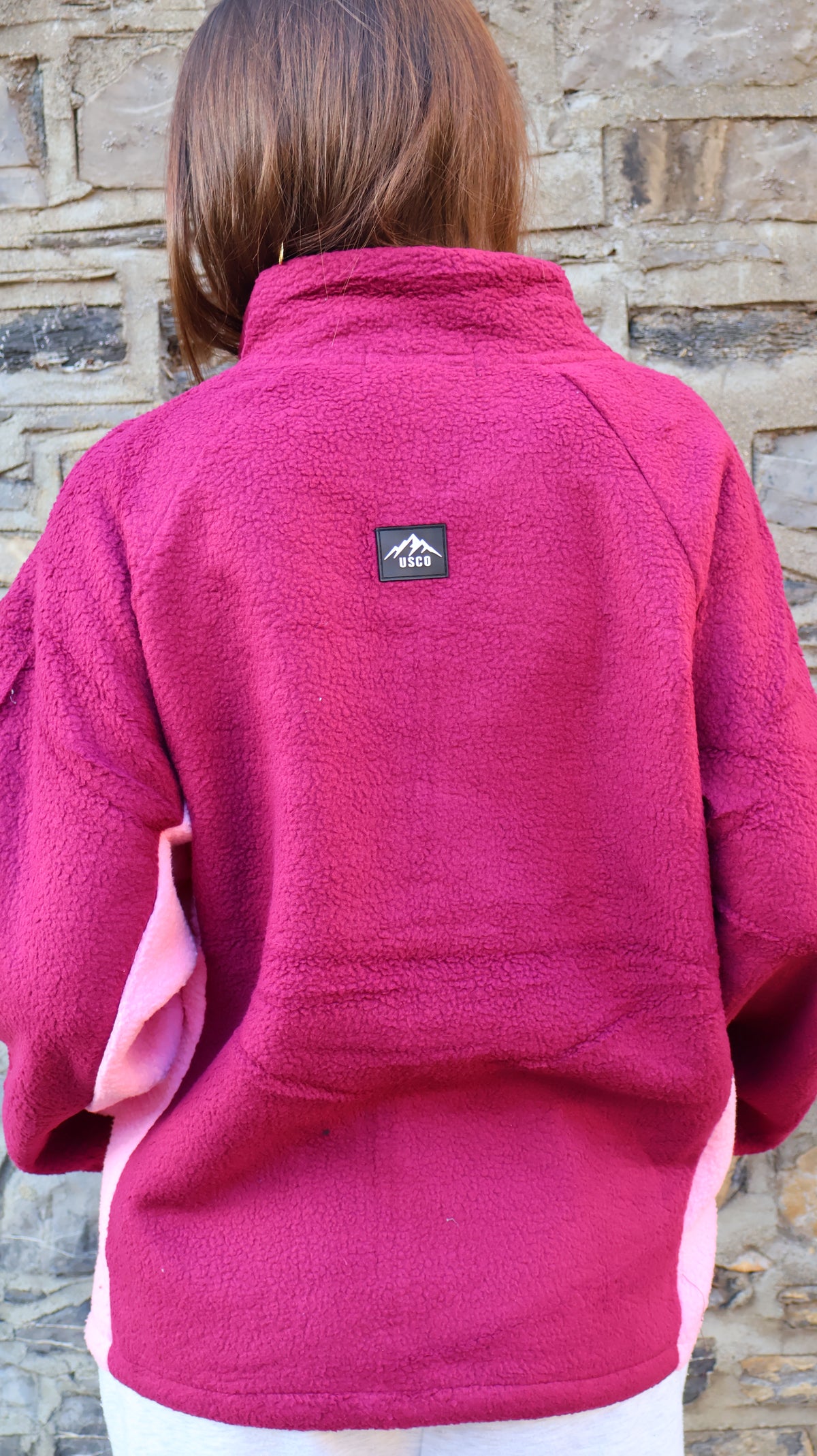 Eireann Ful Zip. Pockets + drawstring