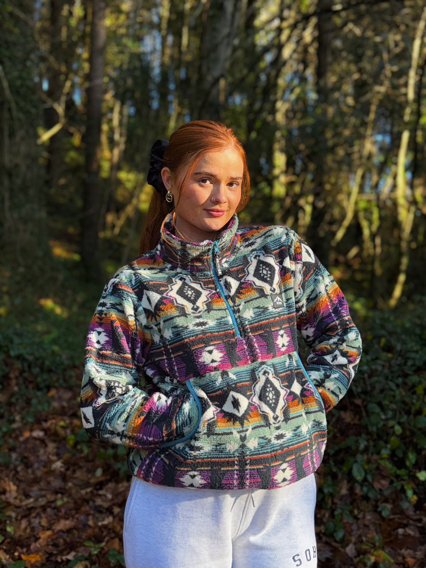 Roxie Winter fleece draw string & pocket *ultra soft*