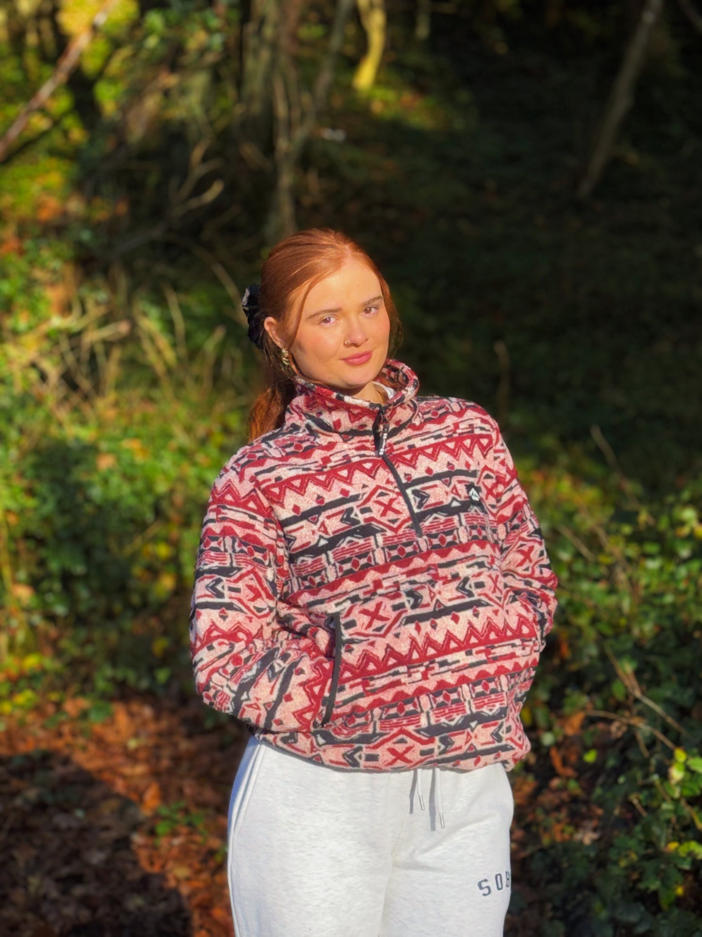 Maya Winter fleece draw string & pocket *ultra soft*