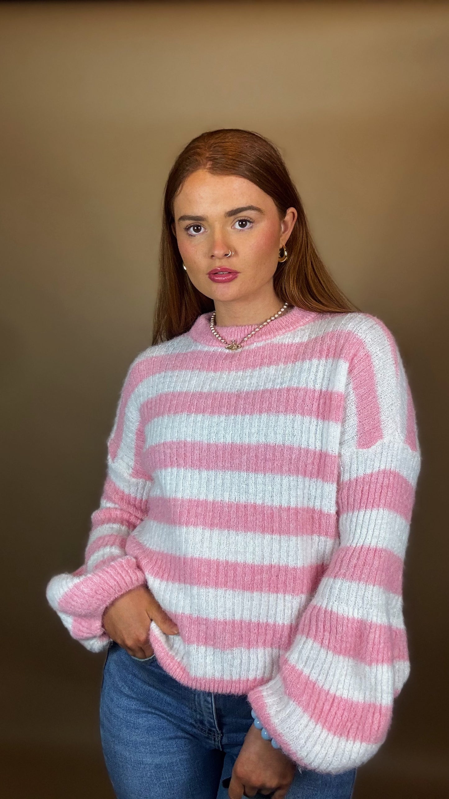 Saoirse Knitwear. ULTRA Balloon sleeve. Made in Italy