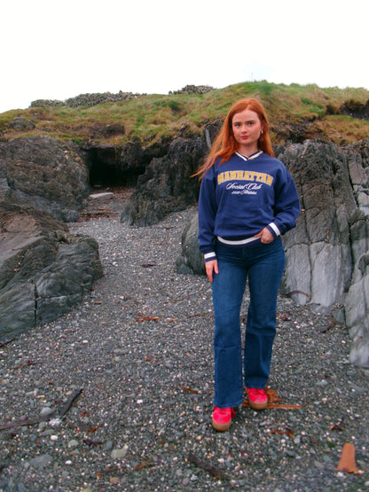 *subtle shimmer* STRETCHY JEANS*!!!! Mia High waist Straight Leg