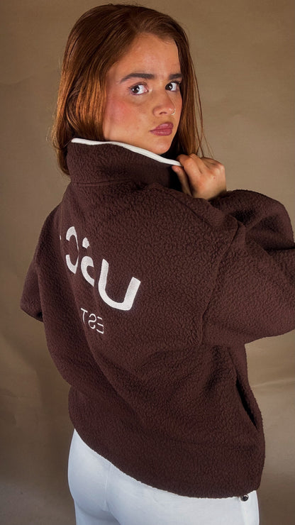 Monica Balloon Sleeve fleece (pockets + drawstring)