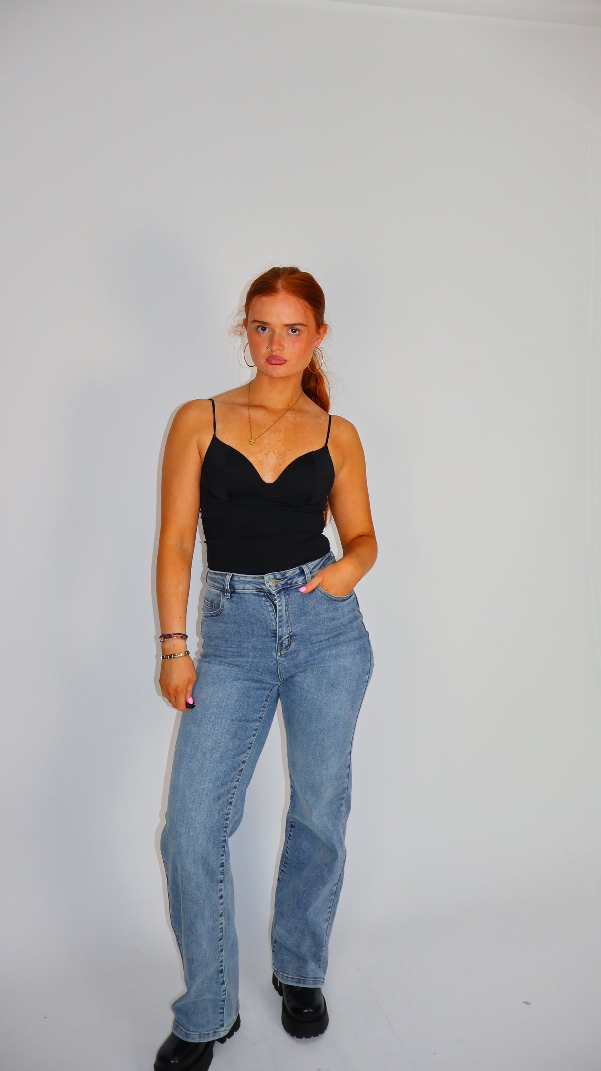 Candice Vintage wash SUPER STRETCH denim