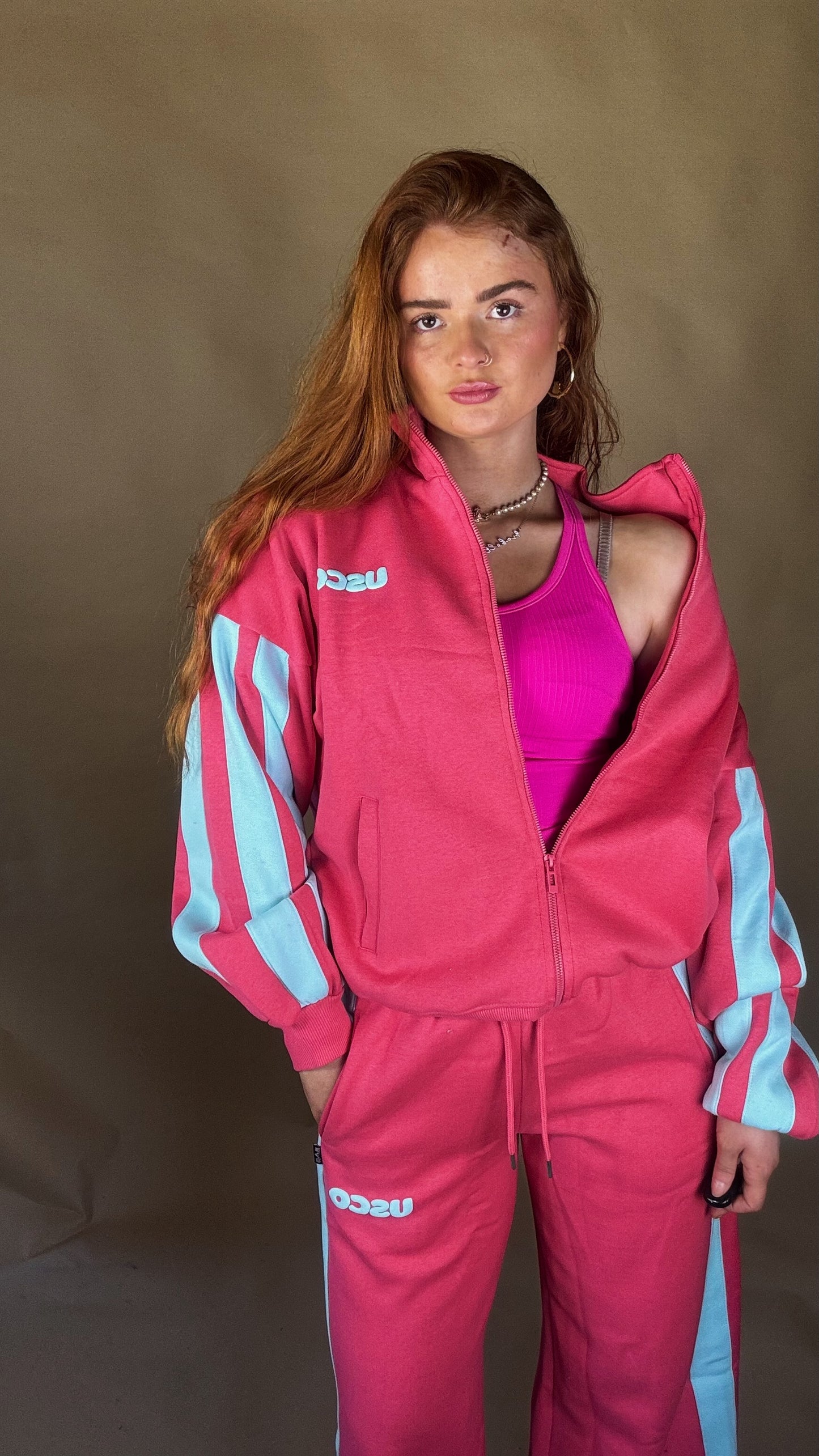 Elle 80% cotton SET fleece line set *oversize, size down*