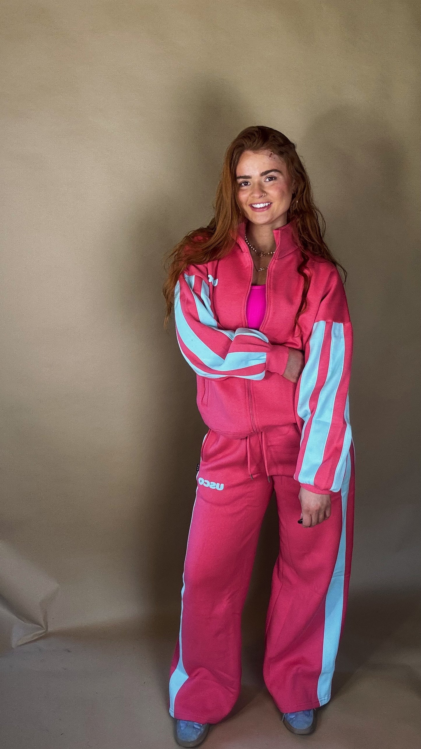 Elle 80% cotton SET fleece line set *oversize, size down*