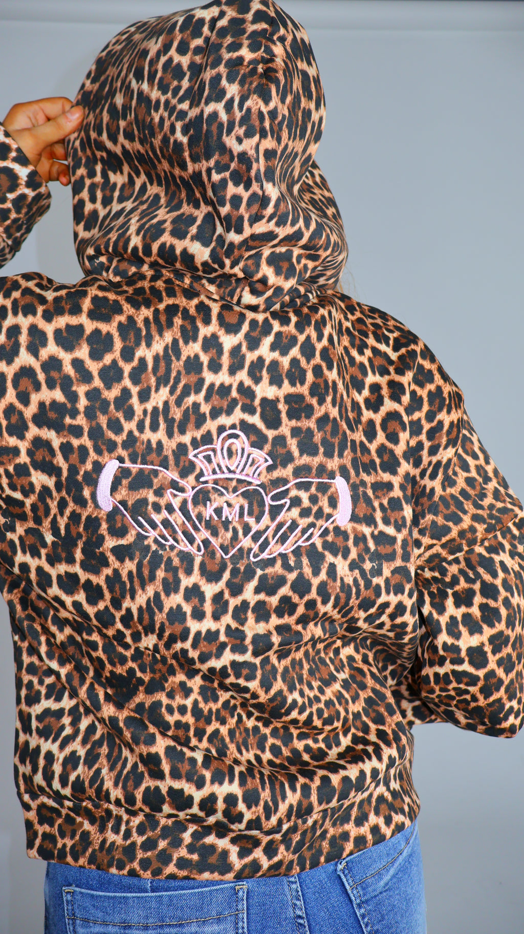 Doireann Claddagh Leopard Hoodie