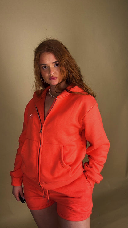 Baywatch Red shorts Pamela set 80% cotton fleece line.