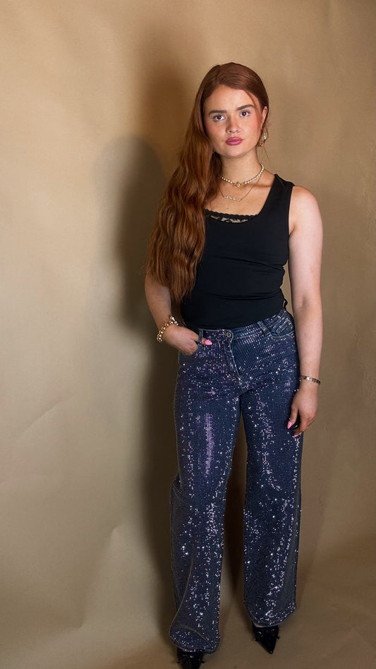 Winnie Diamonte EmbeddedSuper Stretch Jeans.