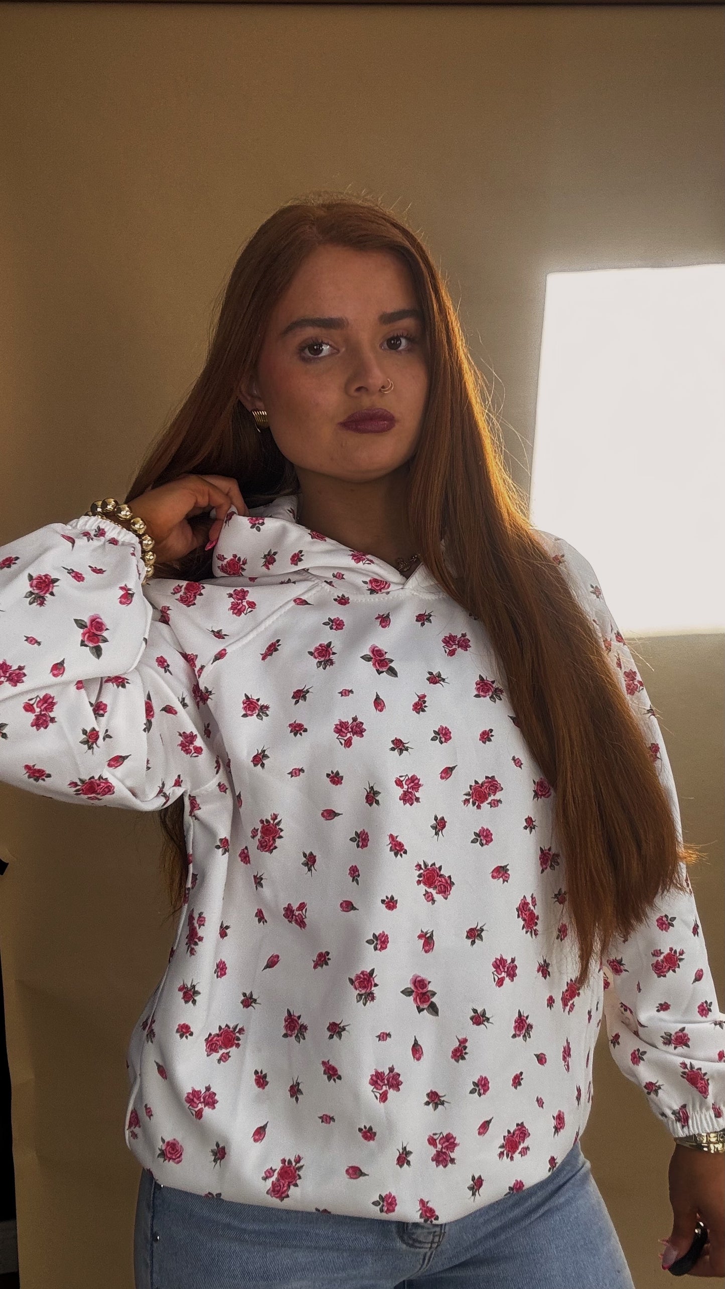 Rose hoodie