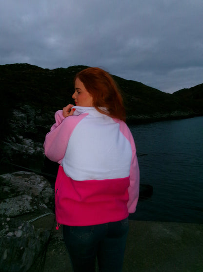 Lucy balloon sleeve 3 pocket & draw string fleece fleece limited edition *size down*