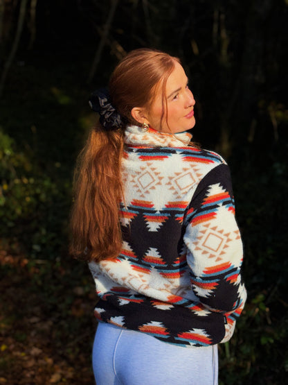 Lucinda Winter fleece draw string & pocket *ultra soft*