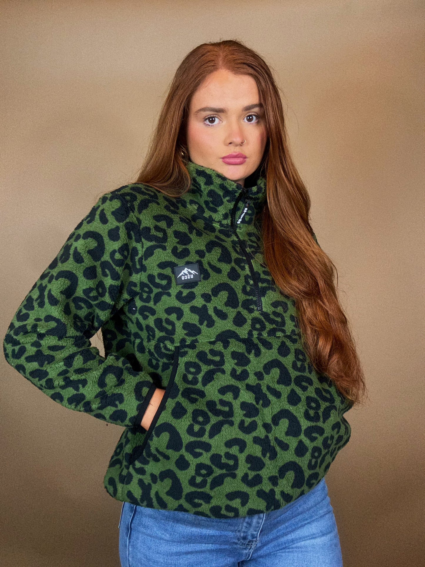 Bronwen leopard fleece *ultra soft*