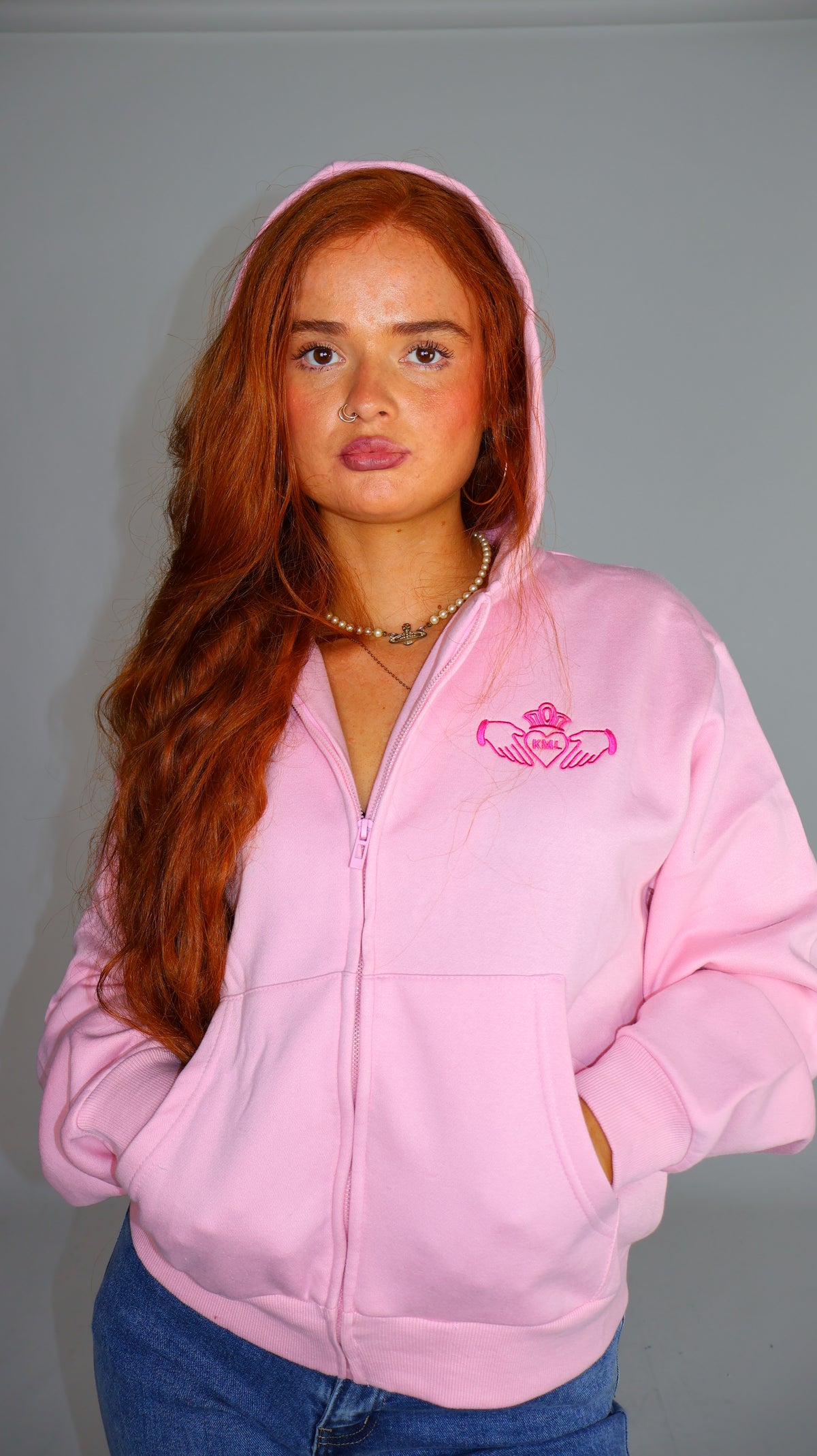 Bláthnaid Claddagh Fleece Hoodie