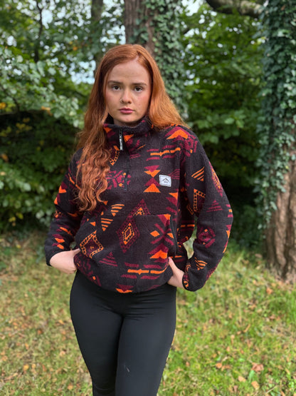 Lauren Winter fleece with pockets and drawstring *ultra, ultra soft*