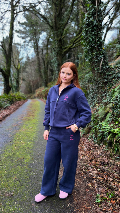 Navy KML x USCO LIMITED EDITION Fleece line set *size down*