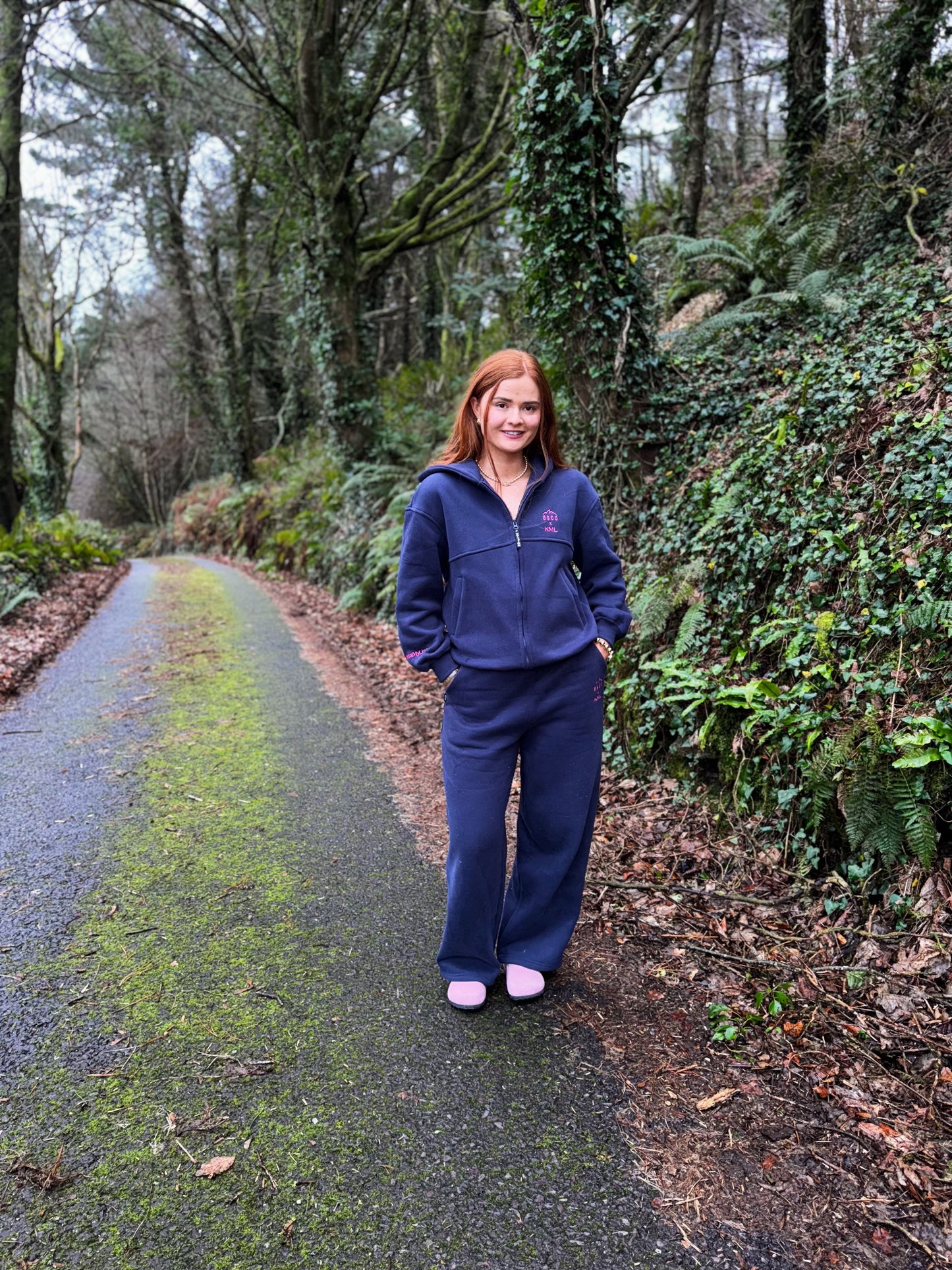 Navy KML x USCO LIMITED EDITION Fleece line set *size down*