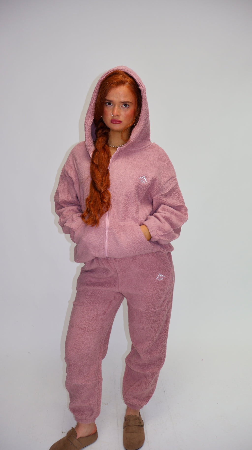 Laila Lavender Fleece Teddy Bear Set