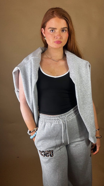 Becca 80% cotton SET fleece line set *oversize, size down*