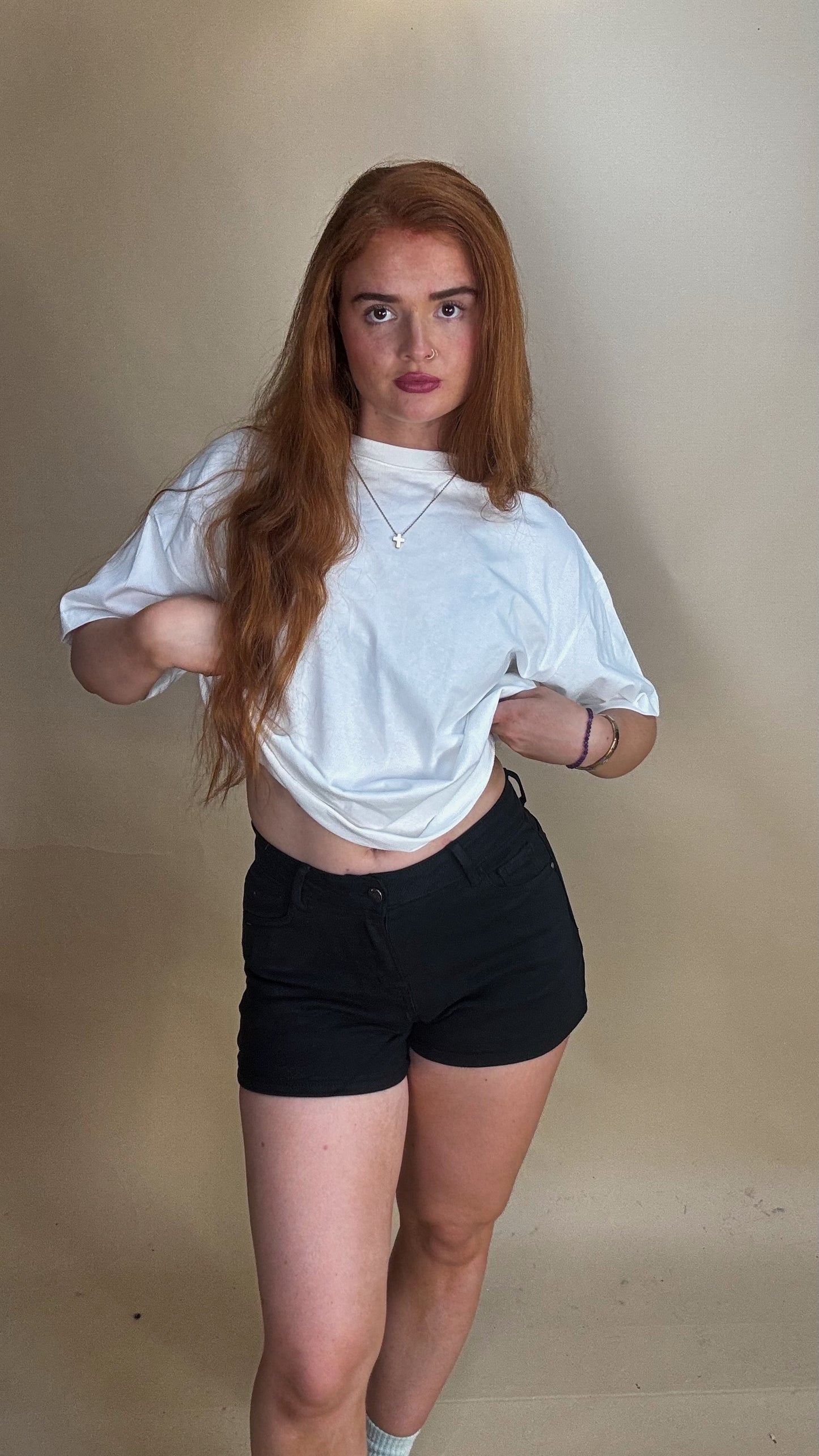 Lily Stretchy Denim Shorts