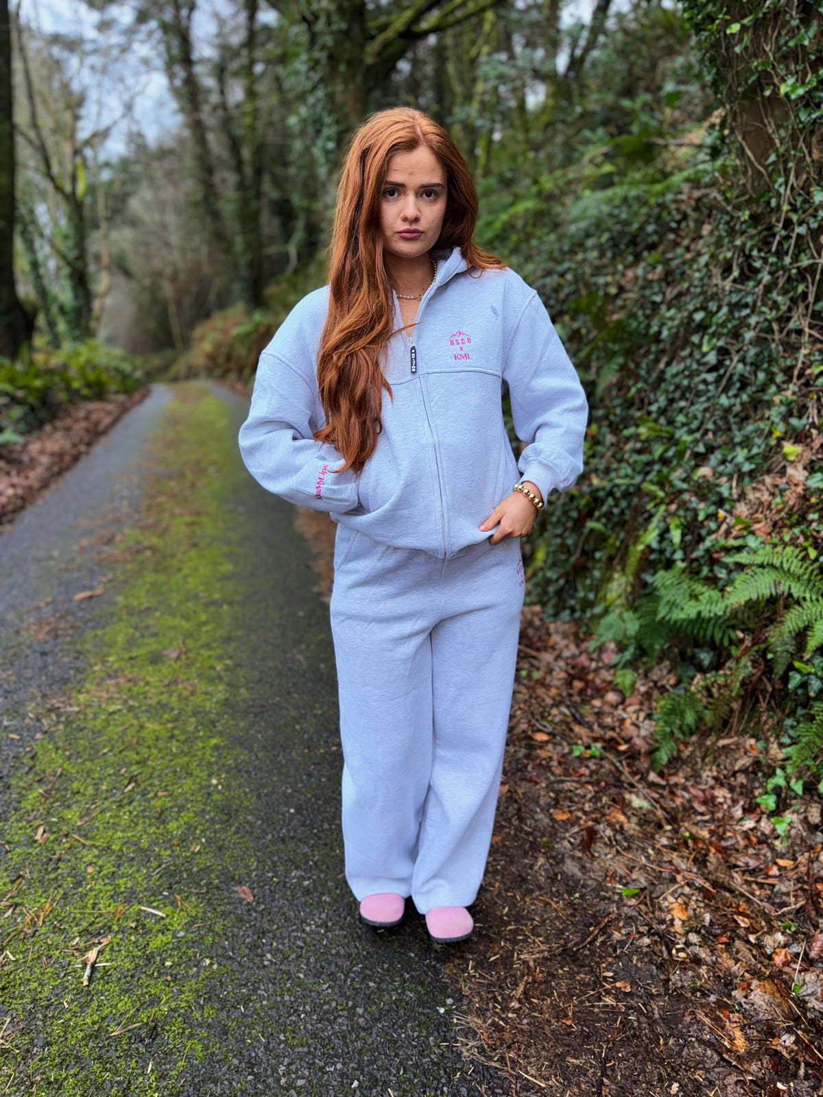 Grey KML x USCO LIMITED EDITION Fleece line set *size down*