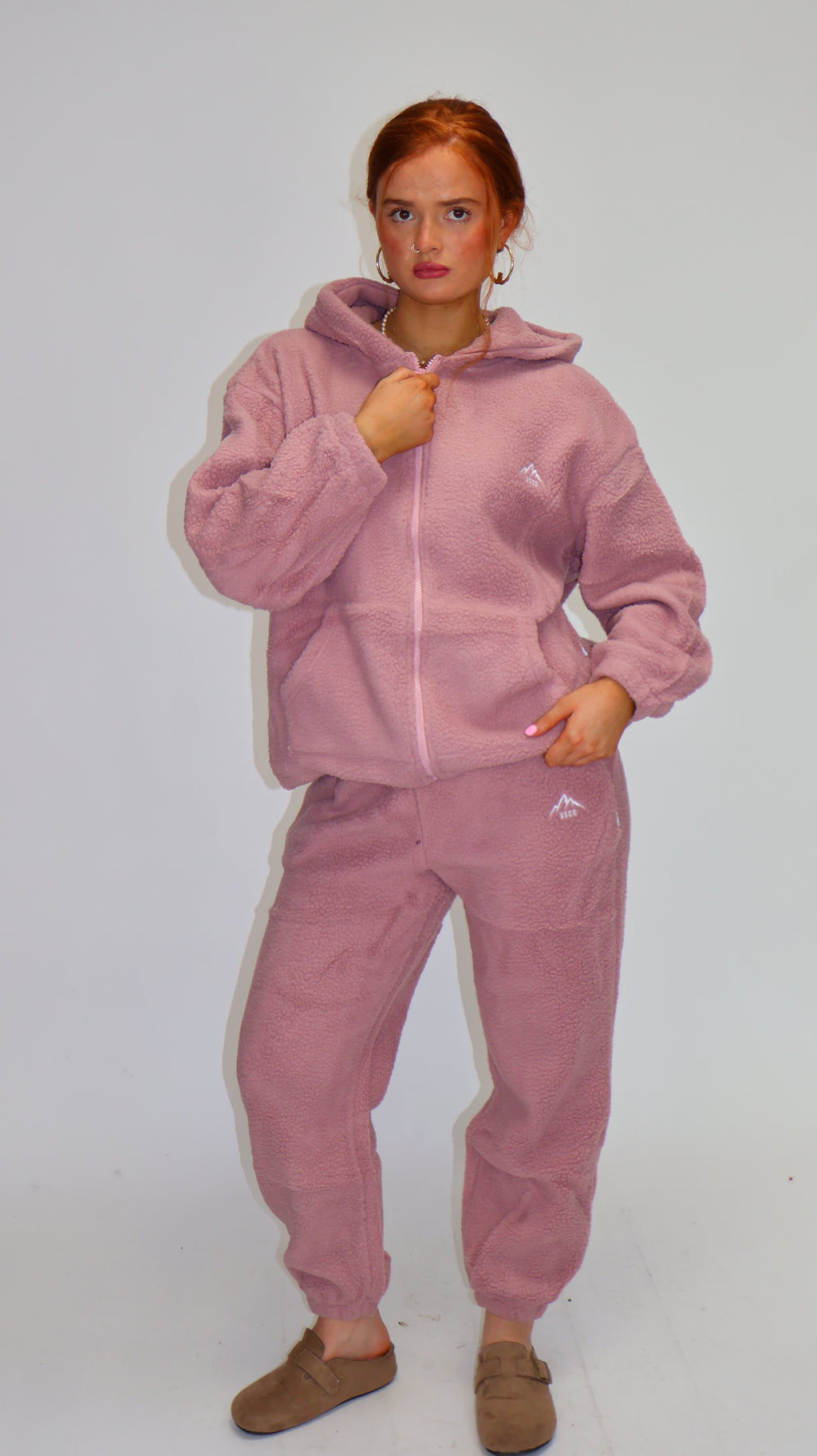 Laila Lavender Fleece Teddy Bear Set