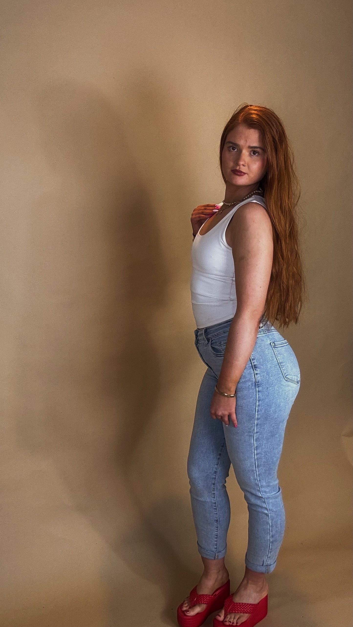 *UP TO UK20* Roxie Super stretch Jean