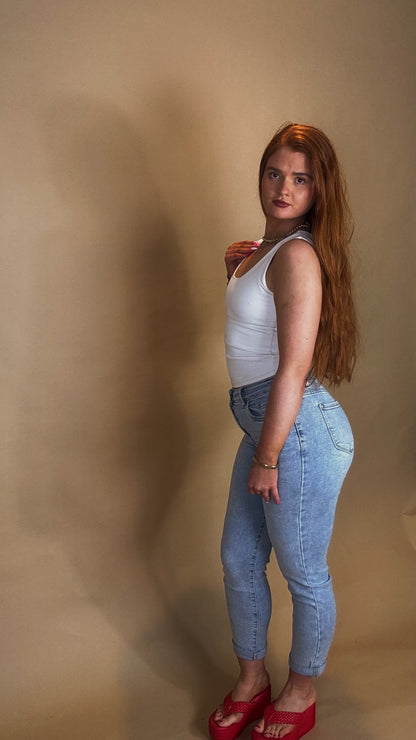 *UP TO UK20* Roxie Super stretch Jean