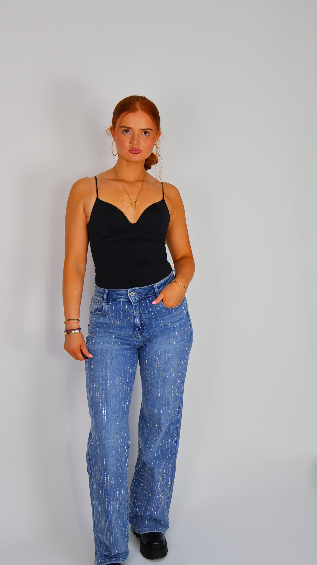 Cathy Sparkle Super Stretch denim jeans