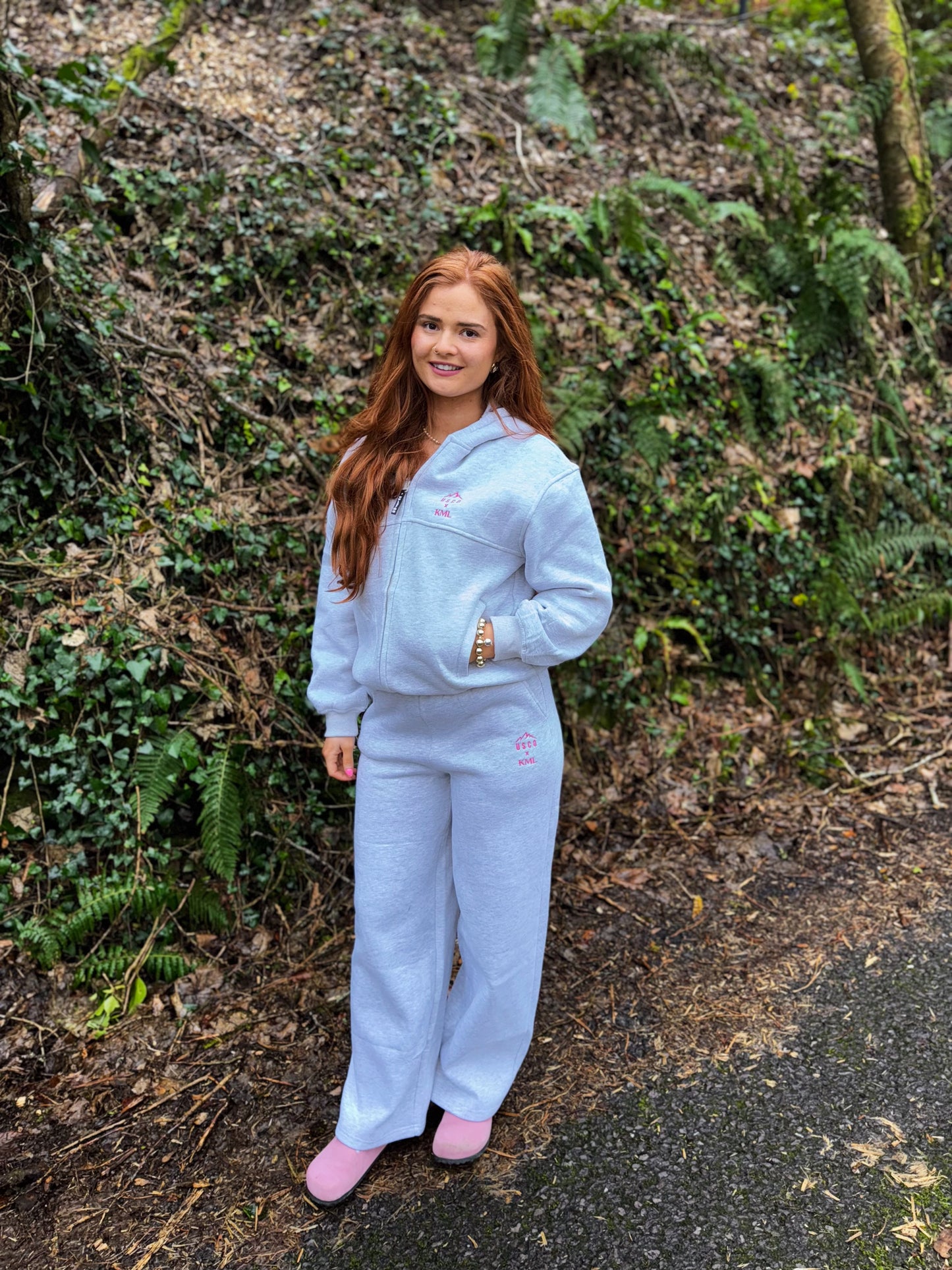 Grey KML x USCO LIMITED EDITION Fleece line set *size down*