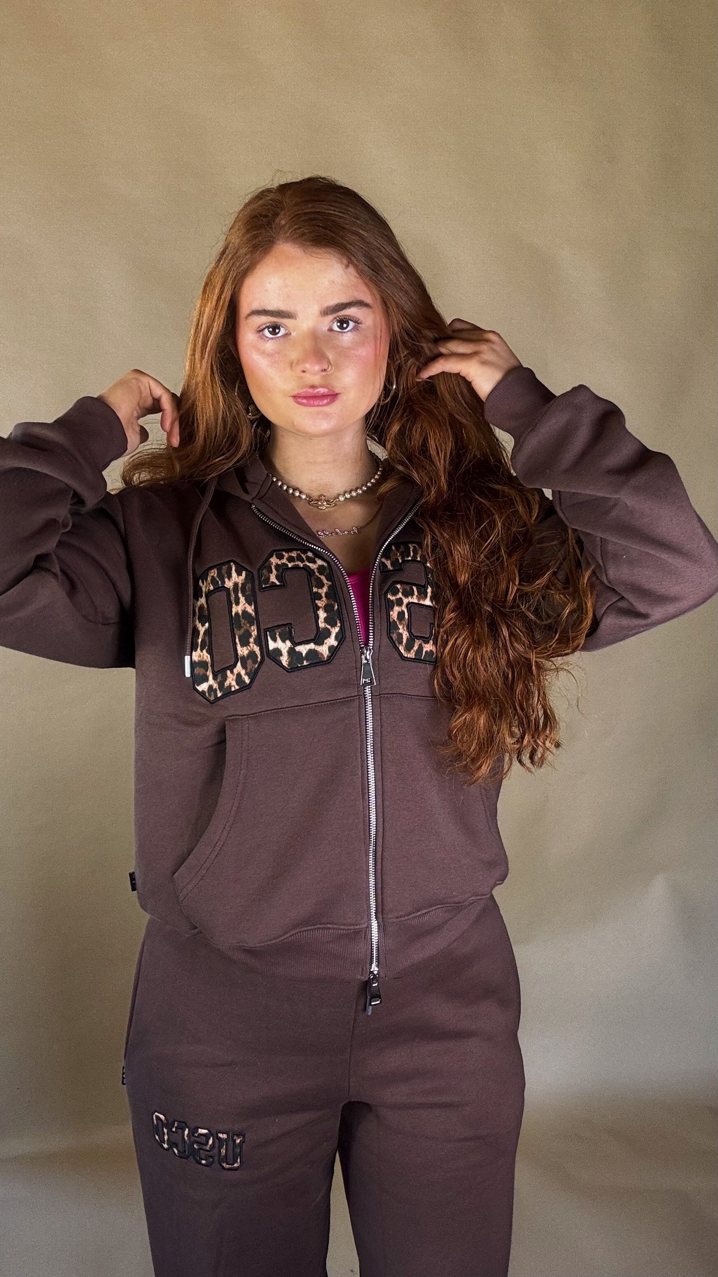 Leah 80% cotton SET fleece line set *oversize, size down*