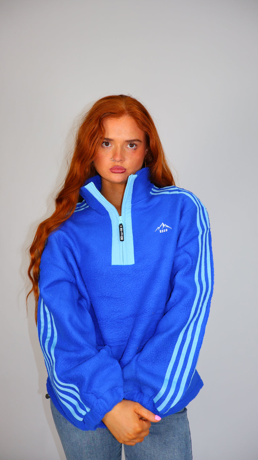 Bonnie Oversized Fleece. Drawstring + pockets