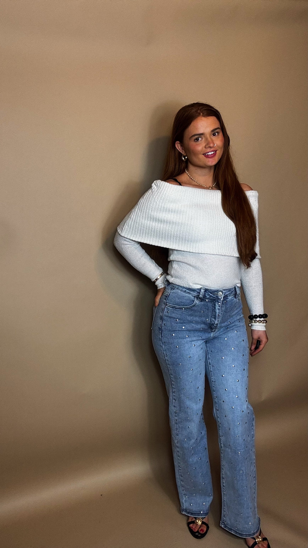 Amanda stud SUPER STRETCH JEAN